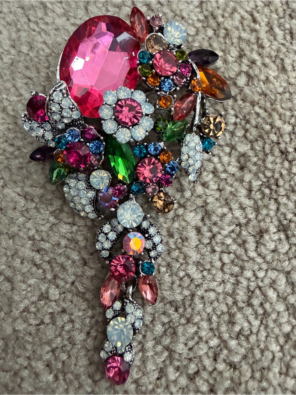NWOT Aratta Silent Journey- Jewel Floral Pin- Multi- Color - Picture 13 of 13